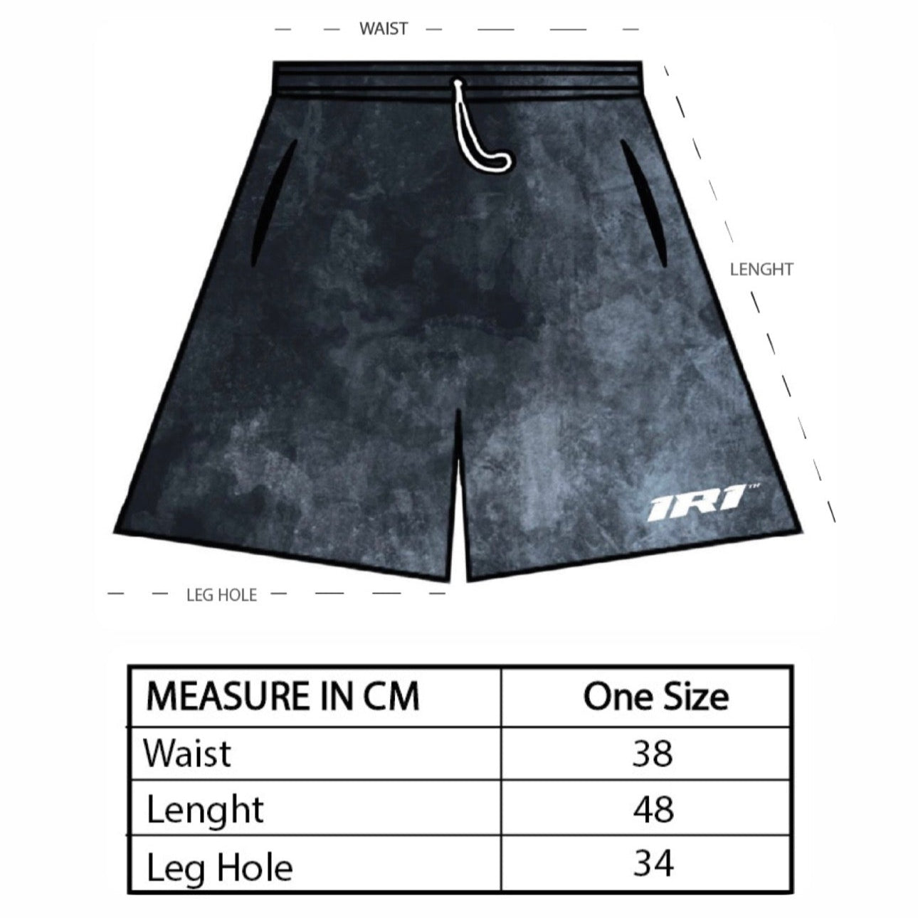 CHARCOAL SWIM PANTS