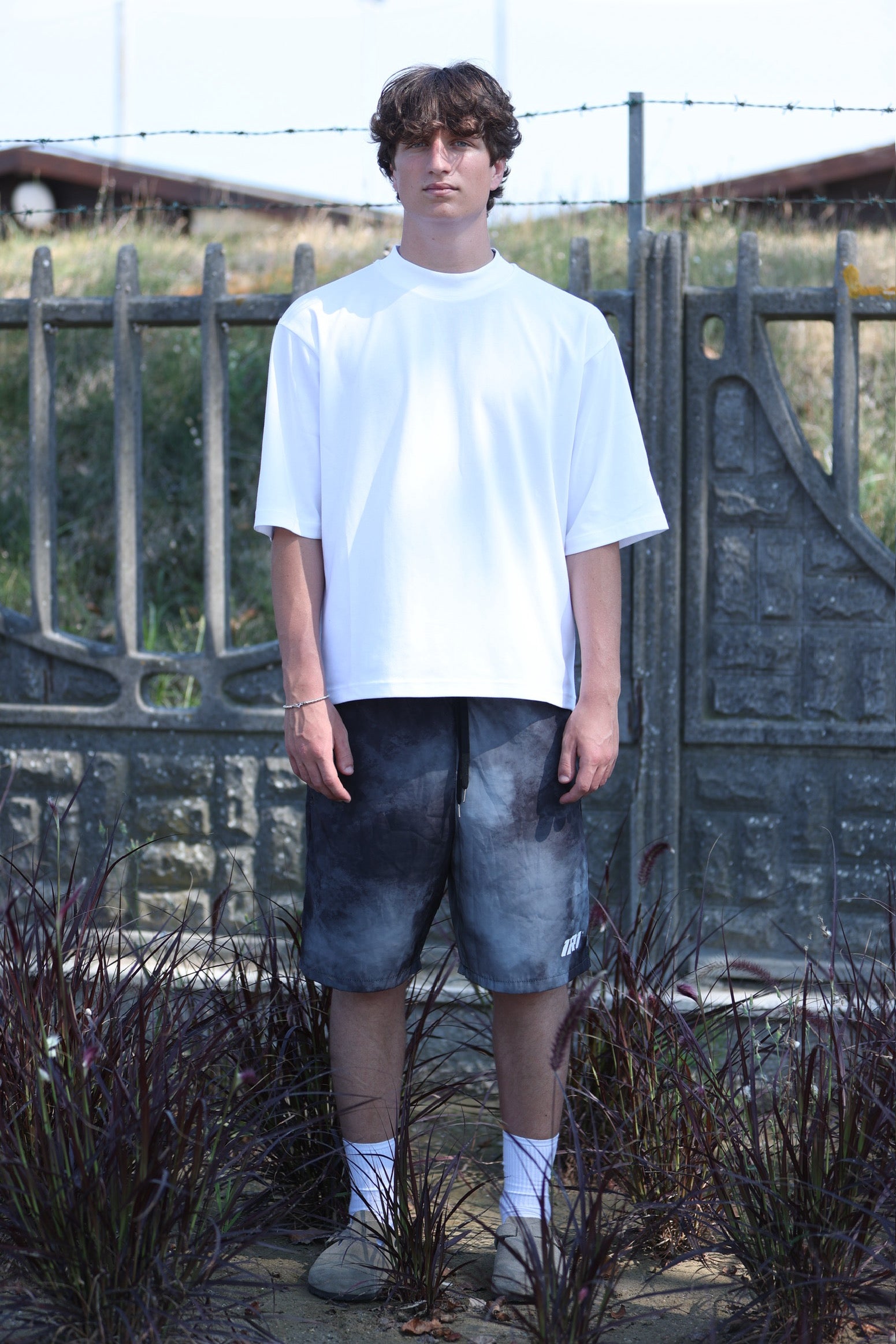 CHARCOAL SWIM PANTS
