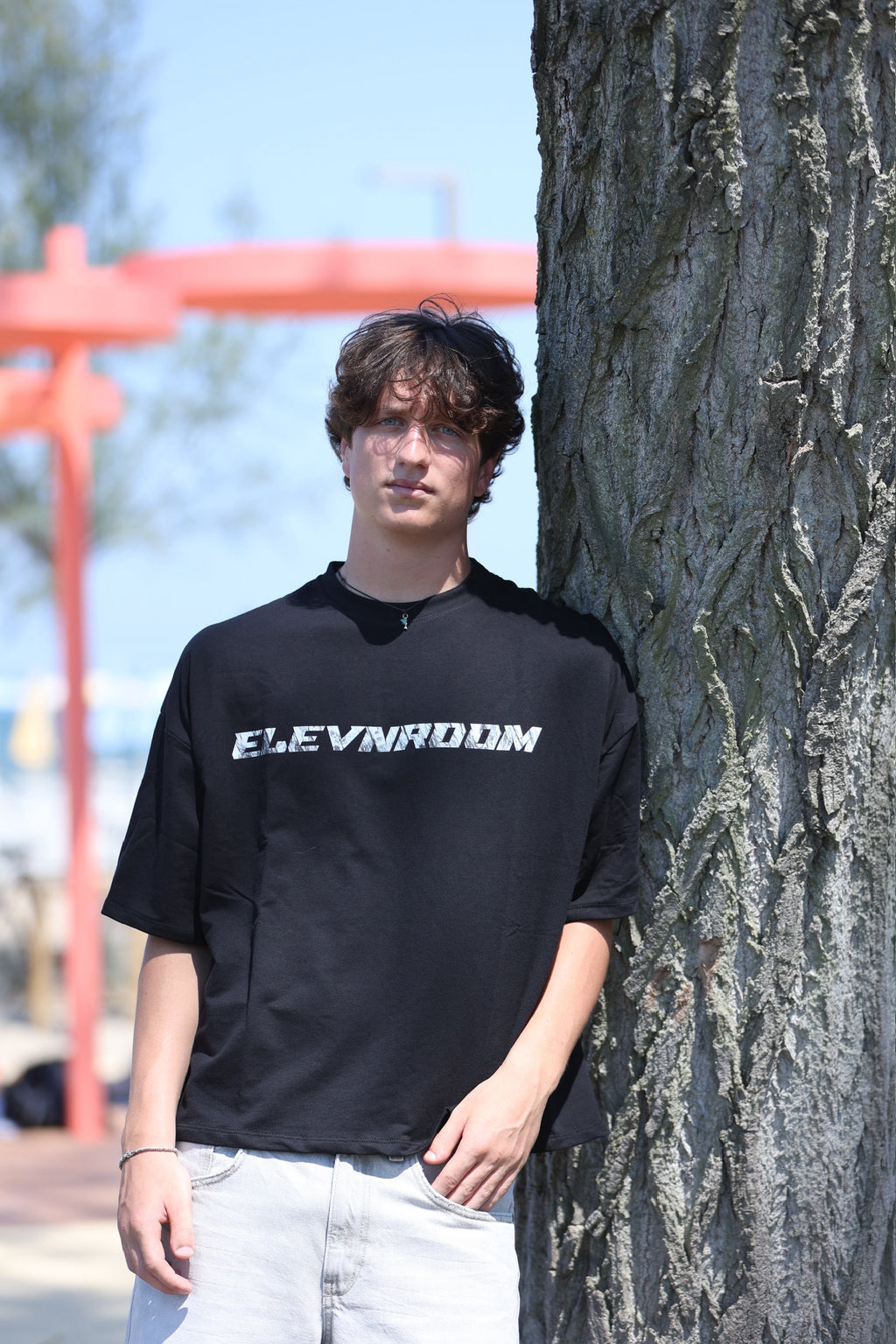 SPAZZED NIGHT BLACK TEE