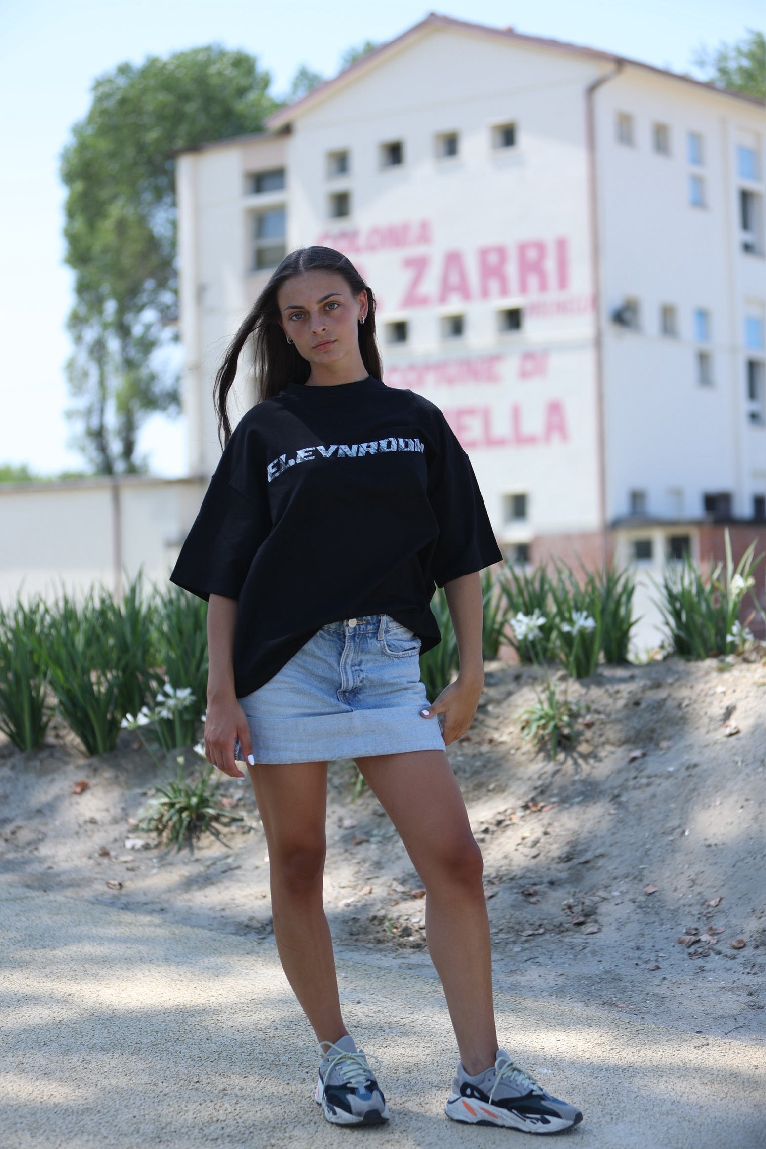 SPAZZED NIGHT BLACK TEE